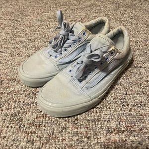 Light Blue Vans size 8.5